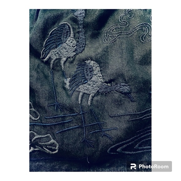 JOHNNY WAS embroidered tiered maxi skirt size small - Picture 8 of 9